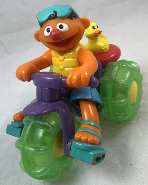 Tricycle Ernie Splatterpret Fisher-Price Sesame Street, Tous les âges, Comme neuf, Autres genres, Autres types