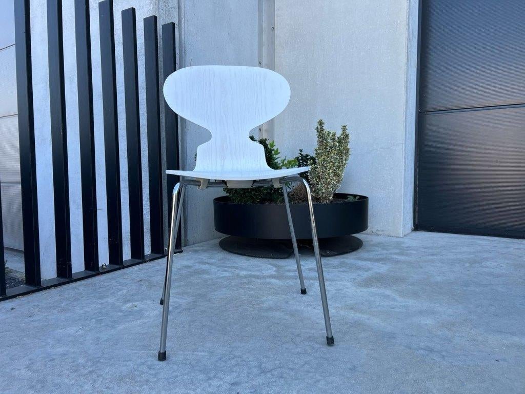 Fritz Hansen, Arne Jacobsen, mier, ant design stoelen, Wit, Design, Ophalen of Verzenden, Zo goed als nieuw