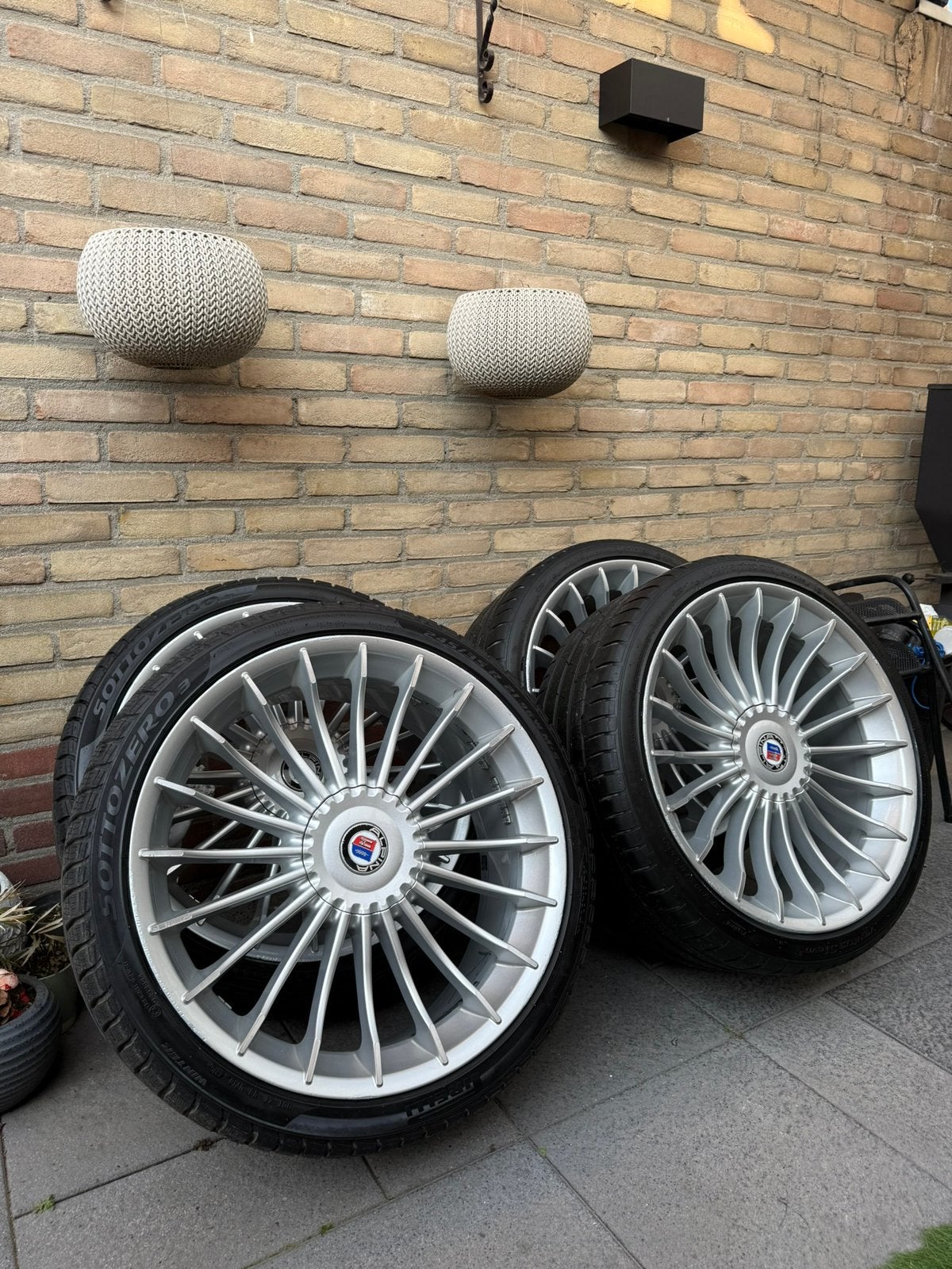 Orginele Alpina velgen Breedset 21 inch 5x120, Auto-onderdelen, Ophalen of Verzenden, 21 inch, Band(en)