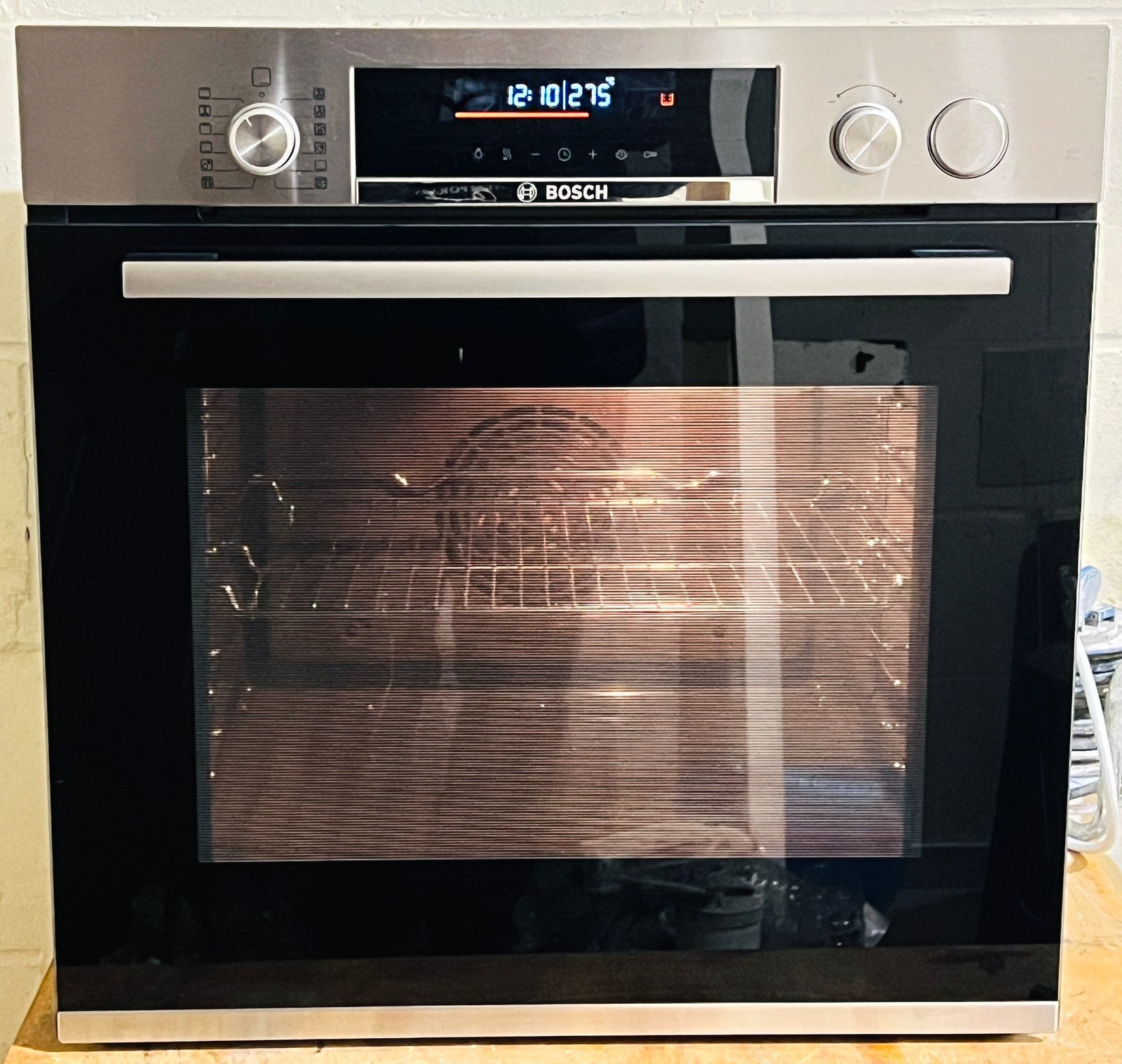 Luxe Bosch inbouwoven met stoomfunctie, Ophalen, Zo goed als nieuw, Stoom, Bosch