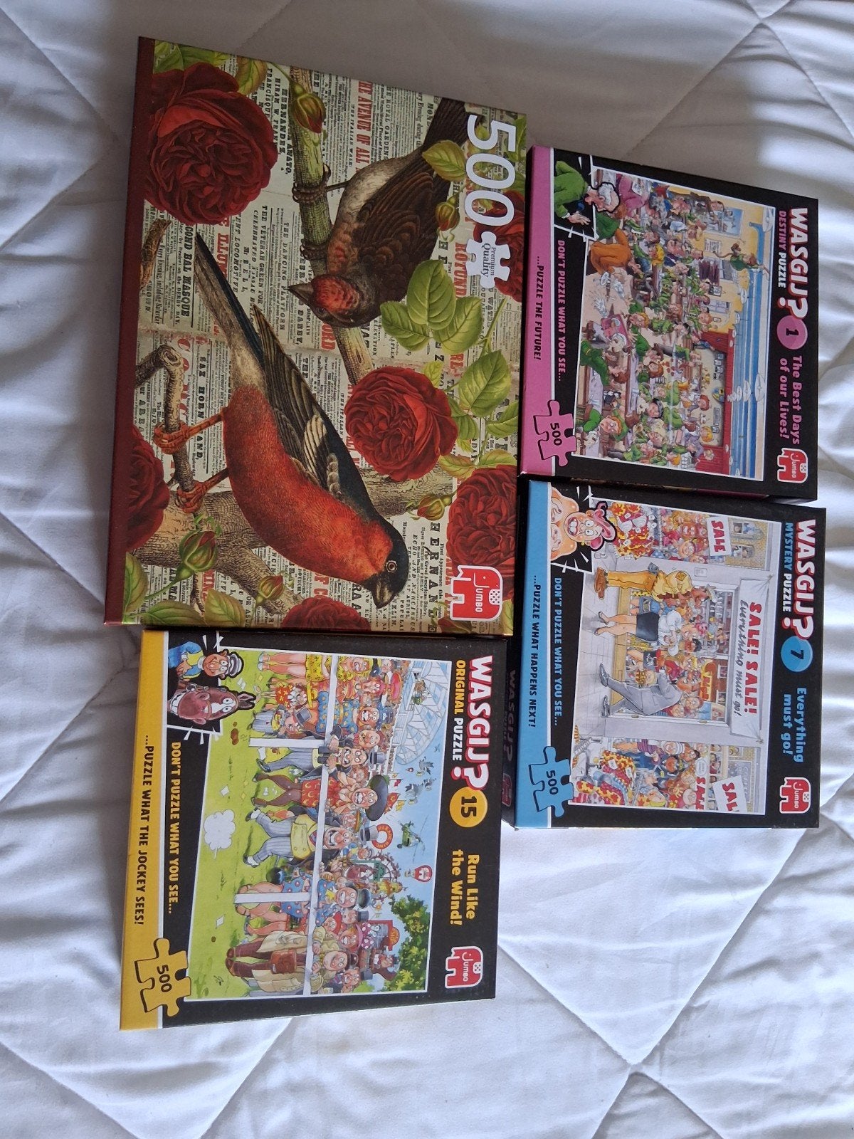 18 puzzels van 1000 en 4 van 500stuks, Hobby en Vrije tijd, Ophalen