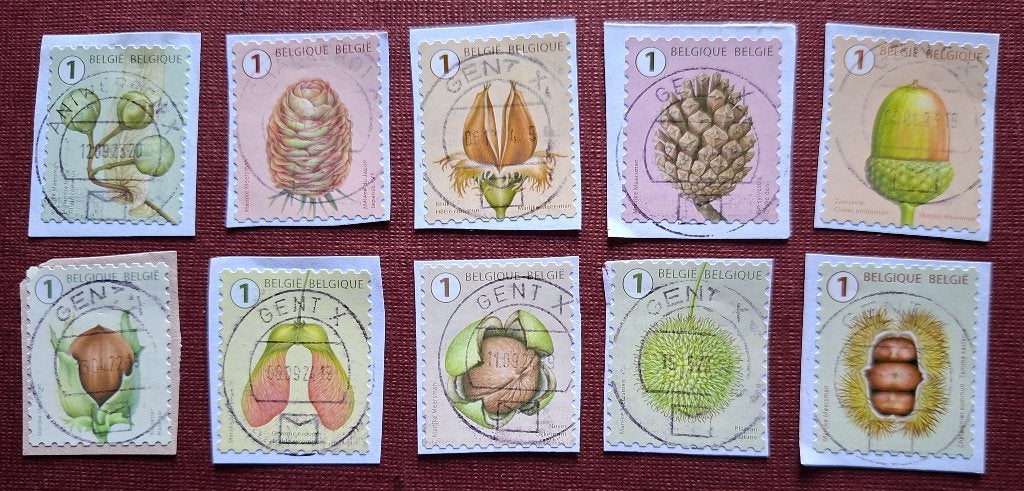 Timbres belges OBP 5020/29, Timbres & Monnaies, Enlèvement ou Envoi, Affranchi, Timbre-poste, Autre