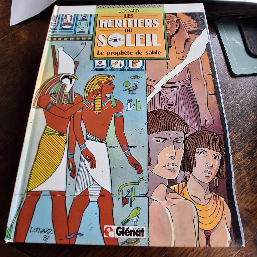 les héritiers du soleil t2 le prophète de sable convard, CONVARD / GINE, Une BD, Comme neuf, Envoi