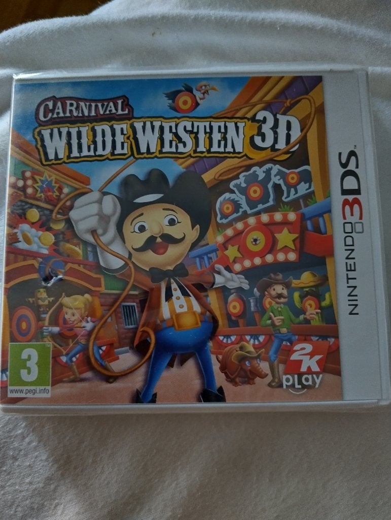Nintendo 3DS game carnival wilde Westen 3 d sealed, Ophalen of Verzenden, Nieuw