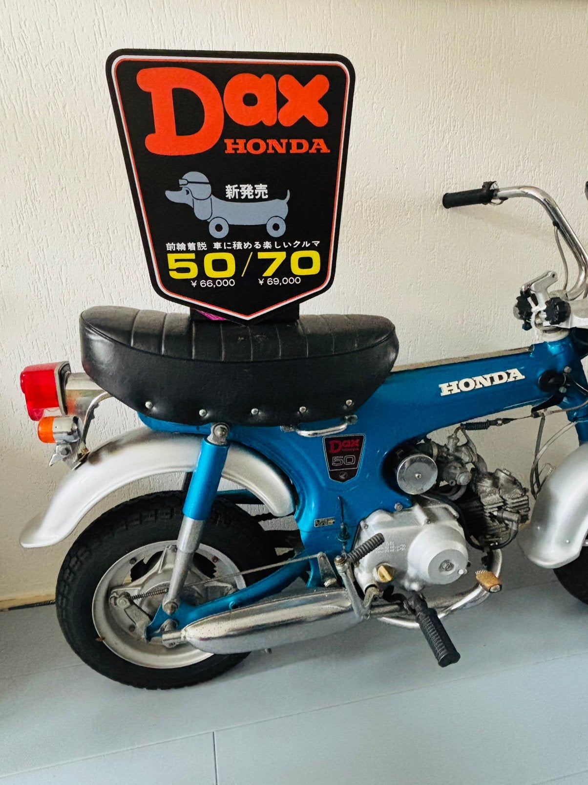 Honda Dax reclamebord (st50 monkey z50), Fietsen en Brommers, Brommeronderdelen | Algemeen, Verzenden