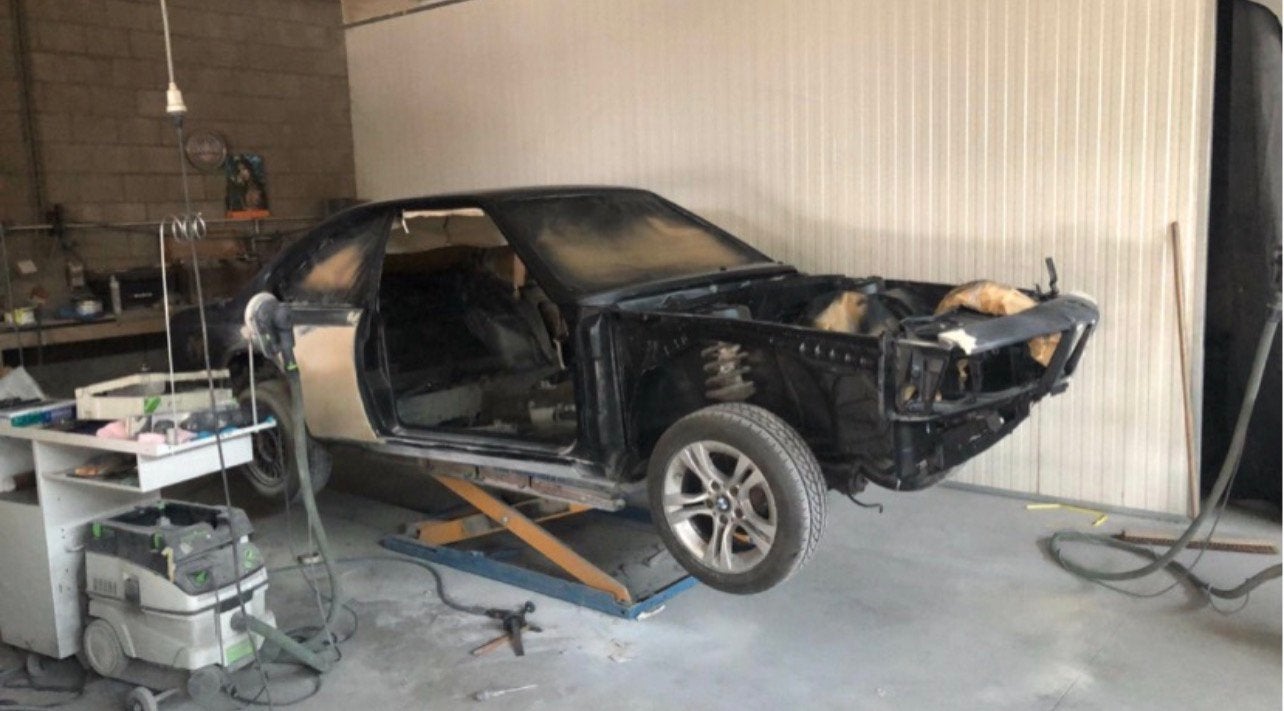 BMW E24 630CS 1979 kas carrosserie met papieren, Ophalen