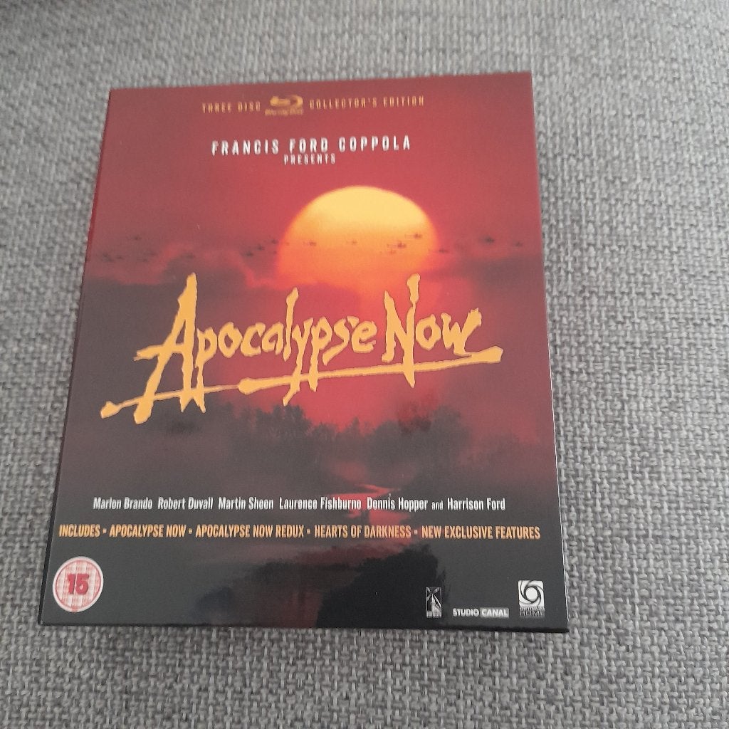 Apocalypse Now 3disc blu-ray boxset UK import, CD & DVD, Blu-ray, Enlèvement ou Envoi, Comme neuf, Action, Coffret