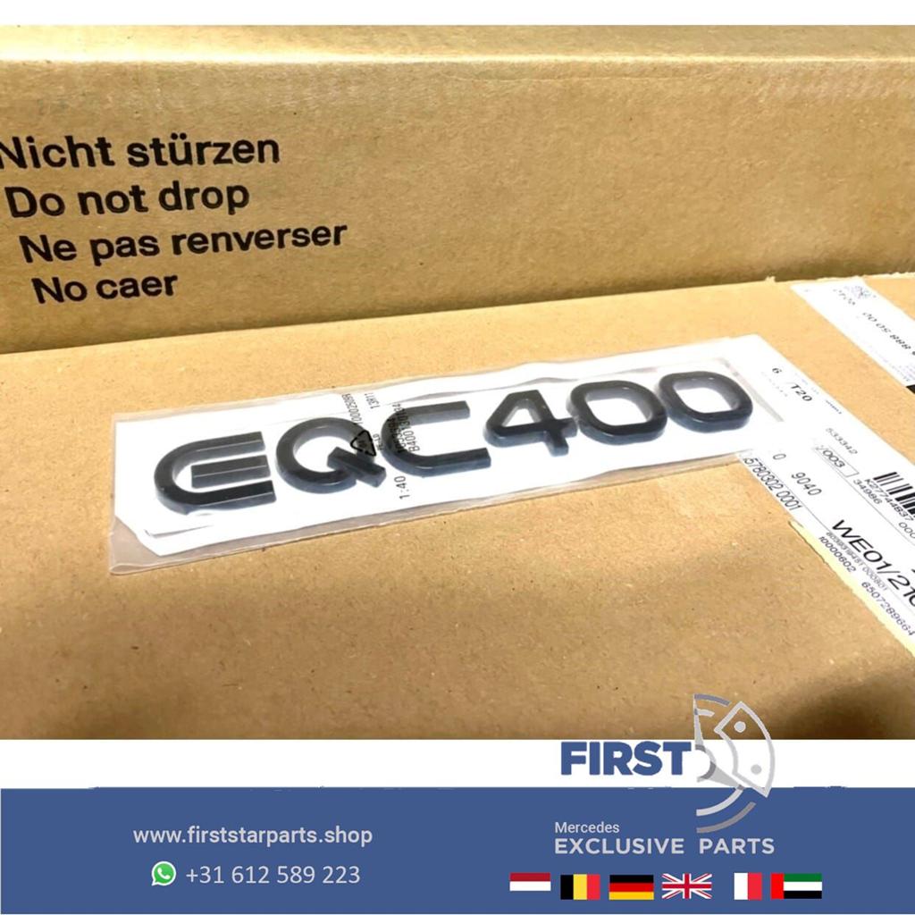 Mercedes N293 W293 EQC 400 ACHTERKLEP BADGE origineel Merced, Gebruikt, -, Ophalen of Verzenden, Achter