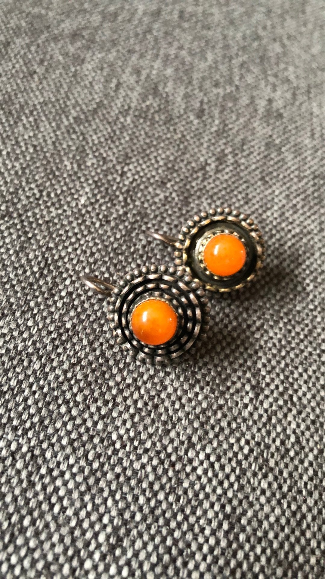 Boucles d’oreilles argent ambre de baltique, Bijoux, Sacs & Beauté, Broches, Enlèvement ou Envoi, Comme neuf, Argent, Argent