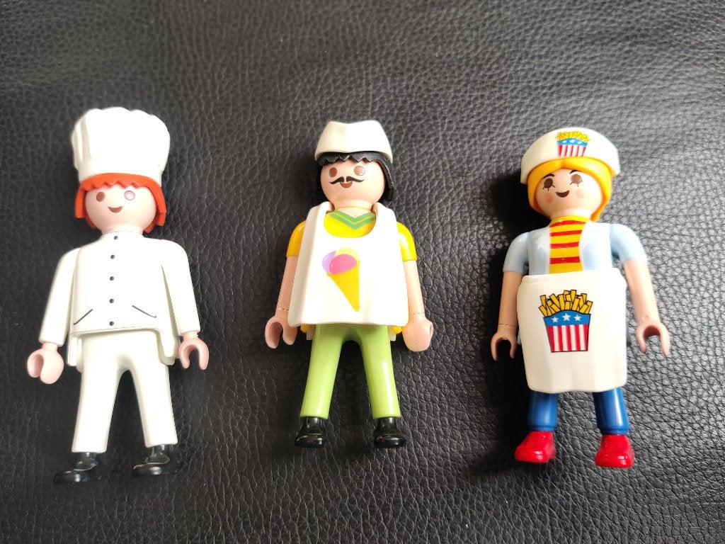 3 personnages Playmobil, Comme neuf, Enlèvement, City life, Figurines
