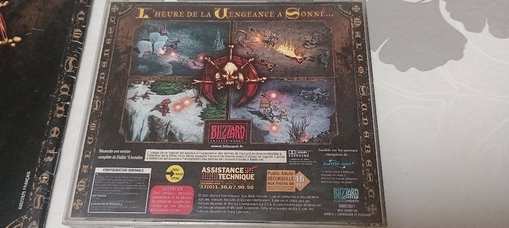 Diablo 2 Lord of Destruction PC - Hoesje + VF-handleiding, Ophalen of Verzenden