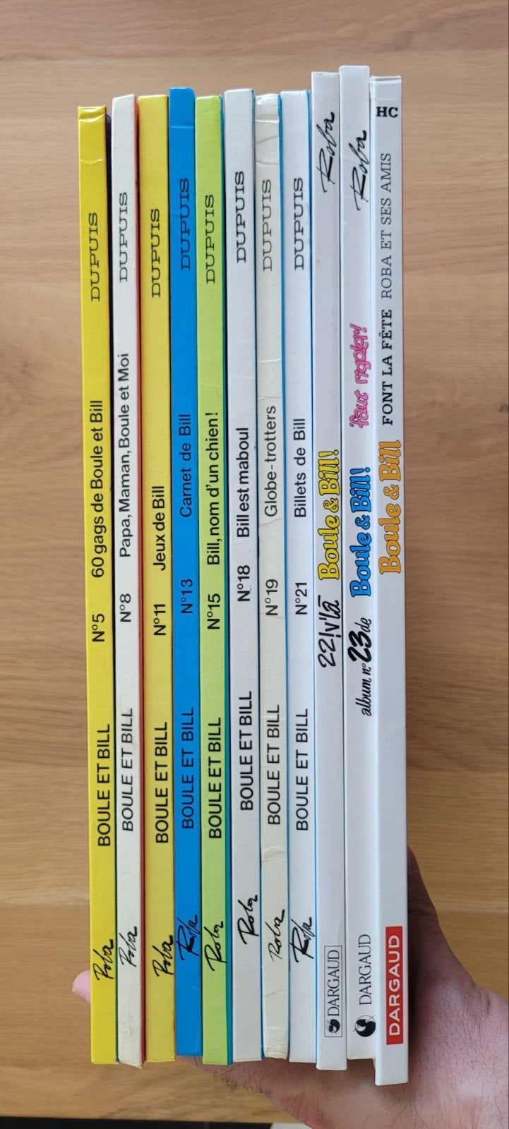 Divers tomes BD Boule & Bill (11 tomes), Ophalen