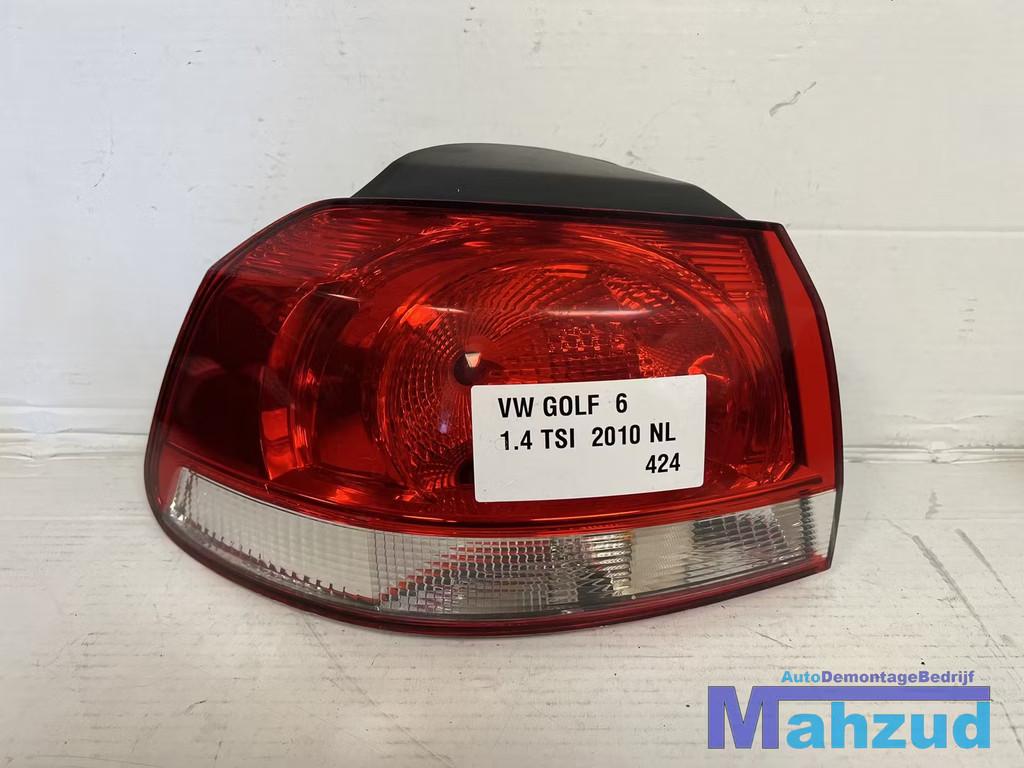 VW GOLF 6 Links buiten achterlicht 2009-2013, Gebruikt, Volkswagen, Volkswagen AG, Vw@volkswagen.de