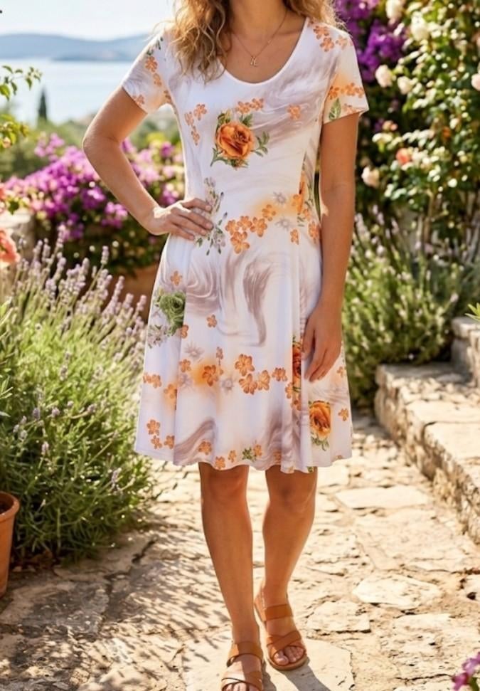 Zomerjurk, Kleding | Dames, Ophalen of Verzenden, Zo goed als nieuw, Maat 42/44 (L)