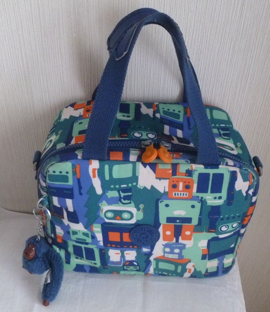 Kipling sac repas isotherme multicolore + singe, Divers, Fournitures scolaires, Utilisé, Enlèvement ou Envoi