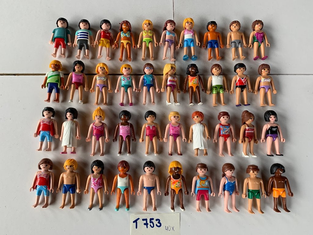 PLAYMOBIL T753: SUPERLOT 40 SUMMER FUN FIGUREN, Enlèvement ou Envoi, Comme neuf, Summer fun, Figurines