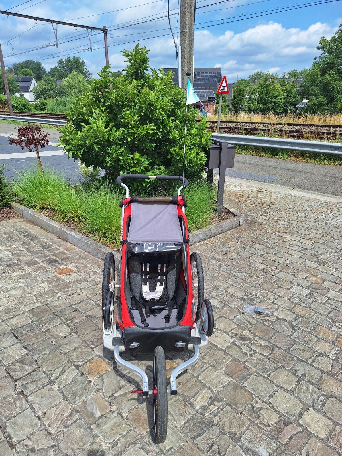 Thule Chariot fietskar 3-in-1 met baby-inzet & joggingwiel8, Fietsen en Brommers, Fietsaccessoires | Aanhangwagens en Karren, Ophalen