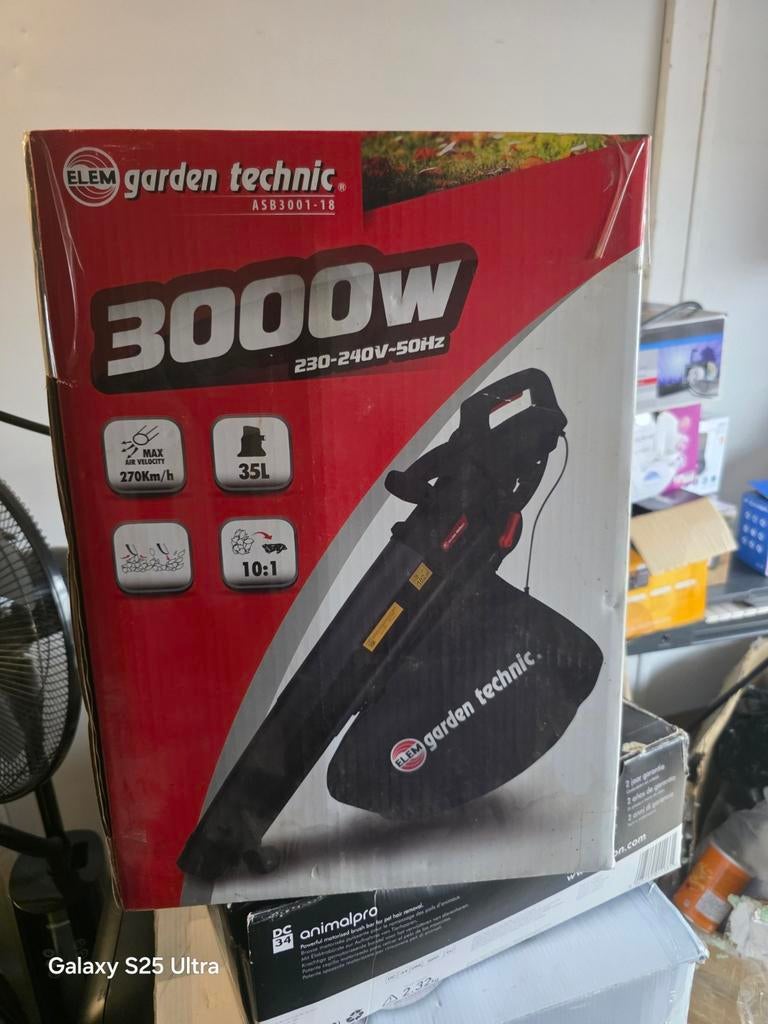 Elem Garden Technic - Elem Garden - Hoover Blower Grinder 30, Elektronische apparatuur, Ophalen of Verzenden