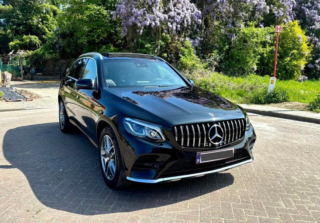 Mercedes GLC220D 4MATIC AMG Line, Auto's, Automaat, Bluetooth, Zwart, GLC