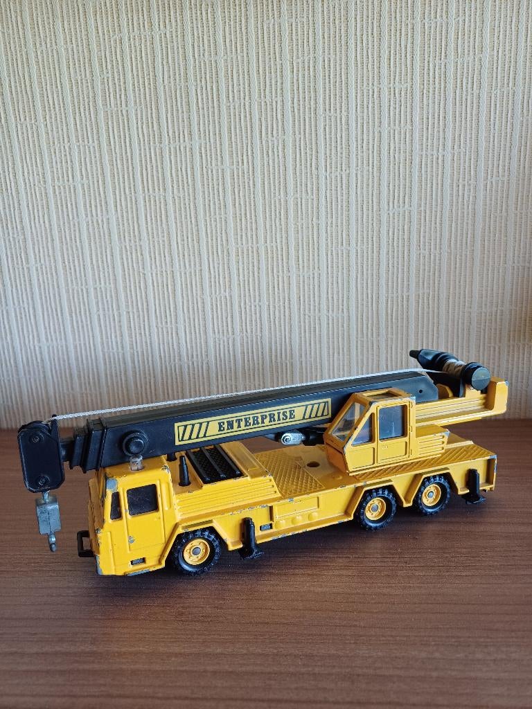Majorette camion grue télescopique, Enlèvement ou Envoi, Utilisé
