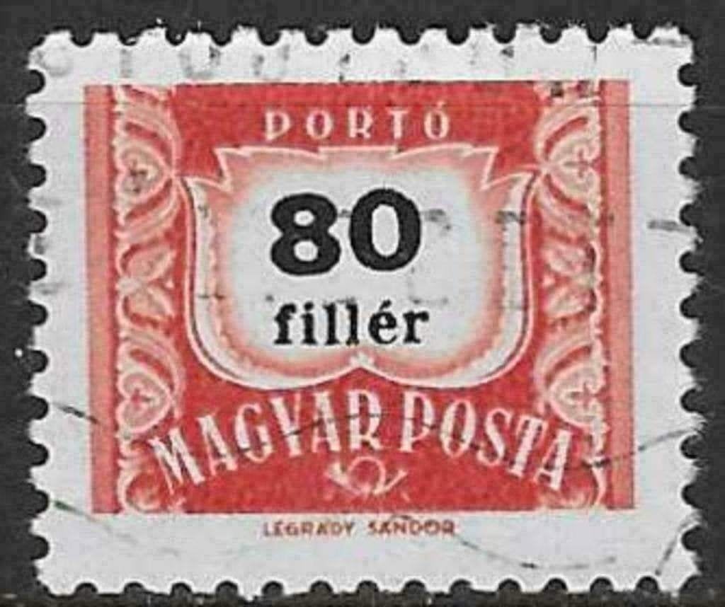 Hongarije 1958/1969 - Yvert 231BTX - Taxzegel (ST), Verzenden, Gestempeld