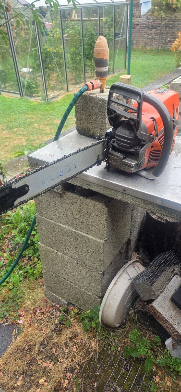 tronçonneuse Husqvarna 572 XP, Tuin en Terras, Ophalen, Gebruikt, Overige soorten