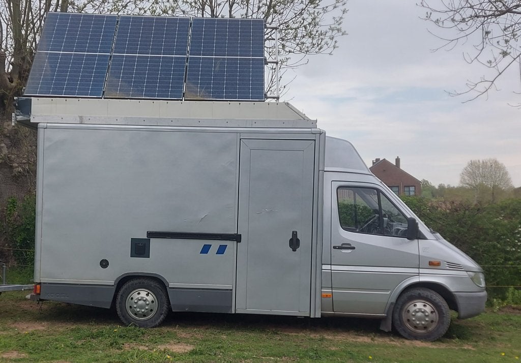 Mercedes Sprinter 308d zelfbouwcamper, Caravans en Kamperen, Mobilhomes, Automaat, Chemisch toilet, Tot en met 2, Diesel