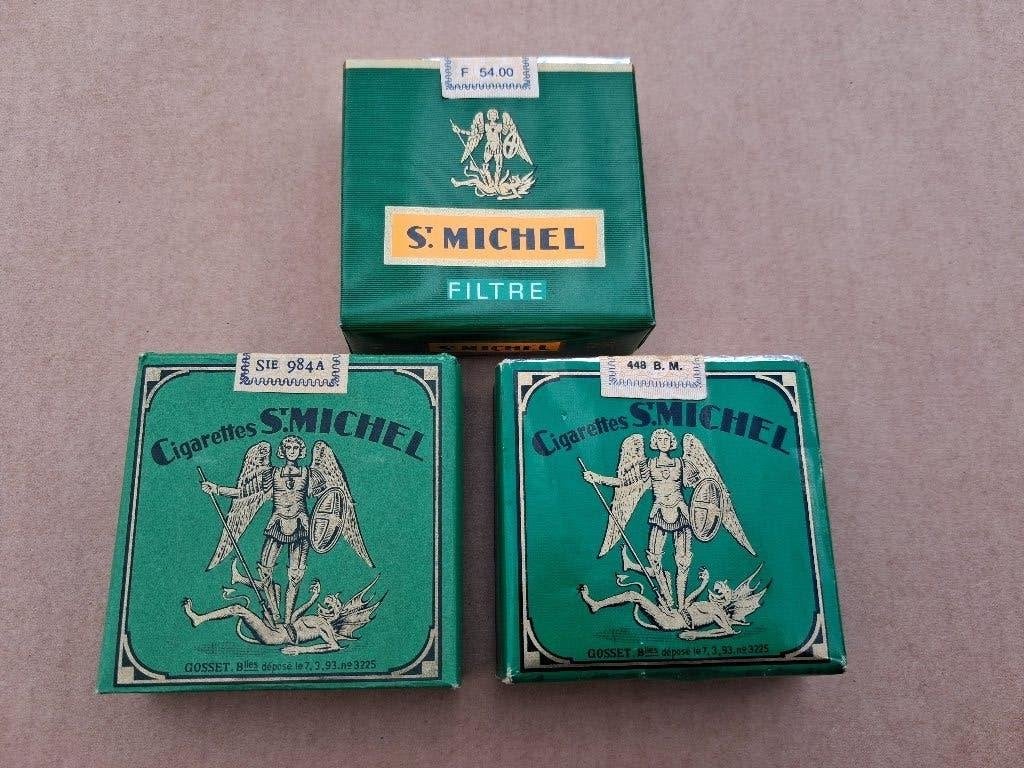3 sachets de ST MICHEL non ouverts, Collections, Enlèvement ou Envoi, Comme neuf, Panneau publicitaire