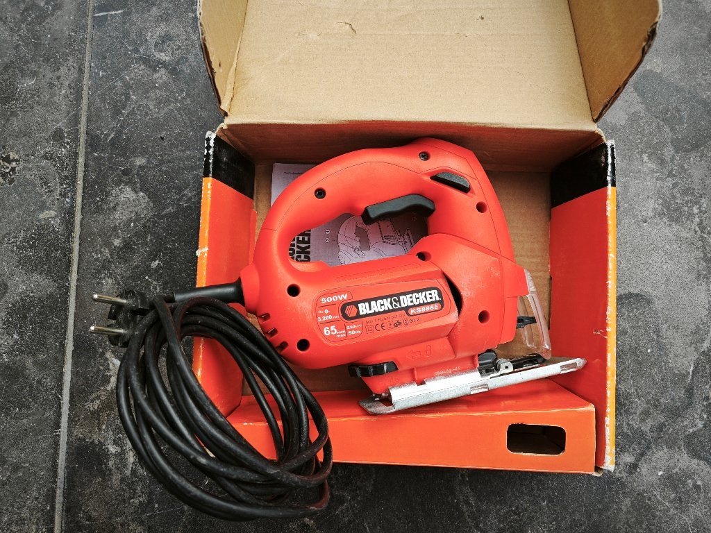 Black&Decker decoupeerzaag, Bricolage & Construction, Outillage | Outillage à main, Enlèvement, Utilisé