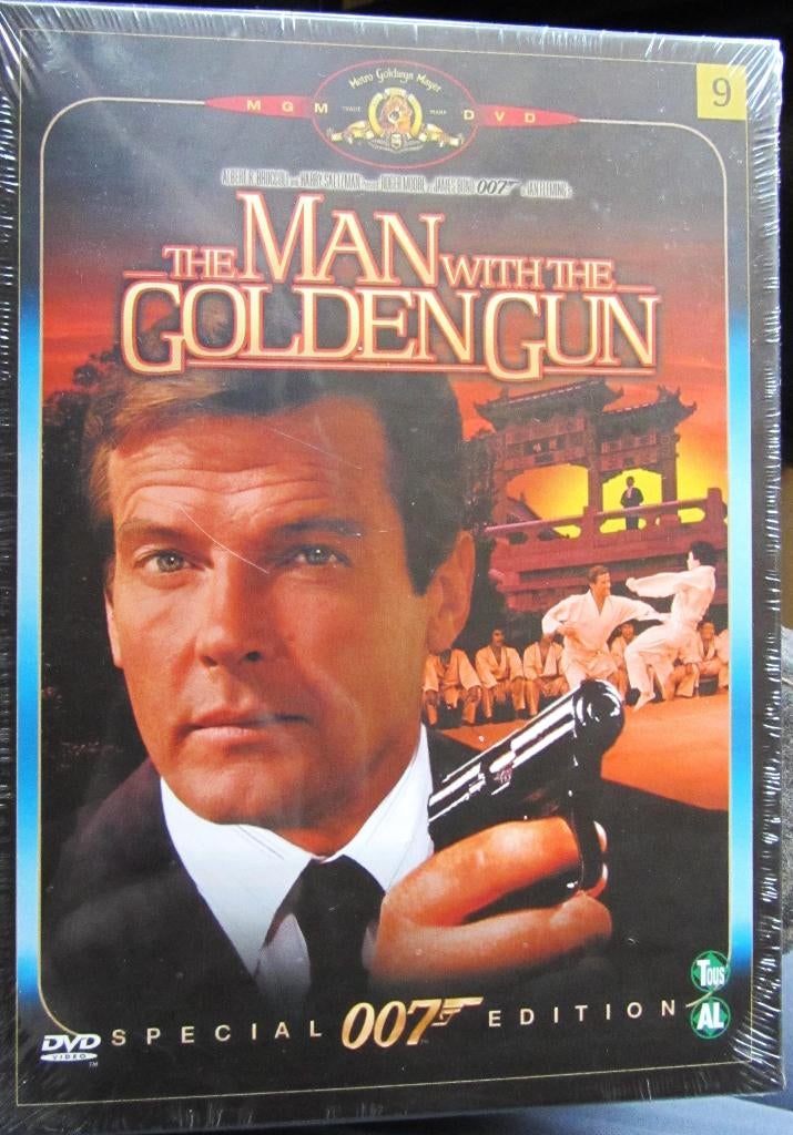 DVD- ACTIE- THE MAN WITH THE GOLDEN GUN (ROGER MOORE), Cd's en Dvd's, Dvd's | Actie, Nieuw in verpakking, Actiethriller, Alle leeftijden
