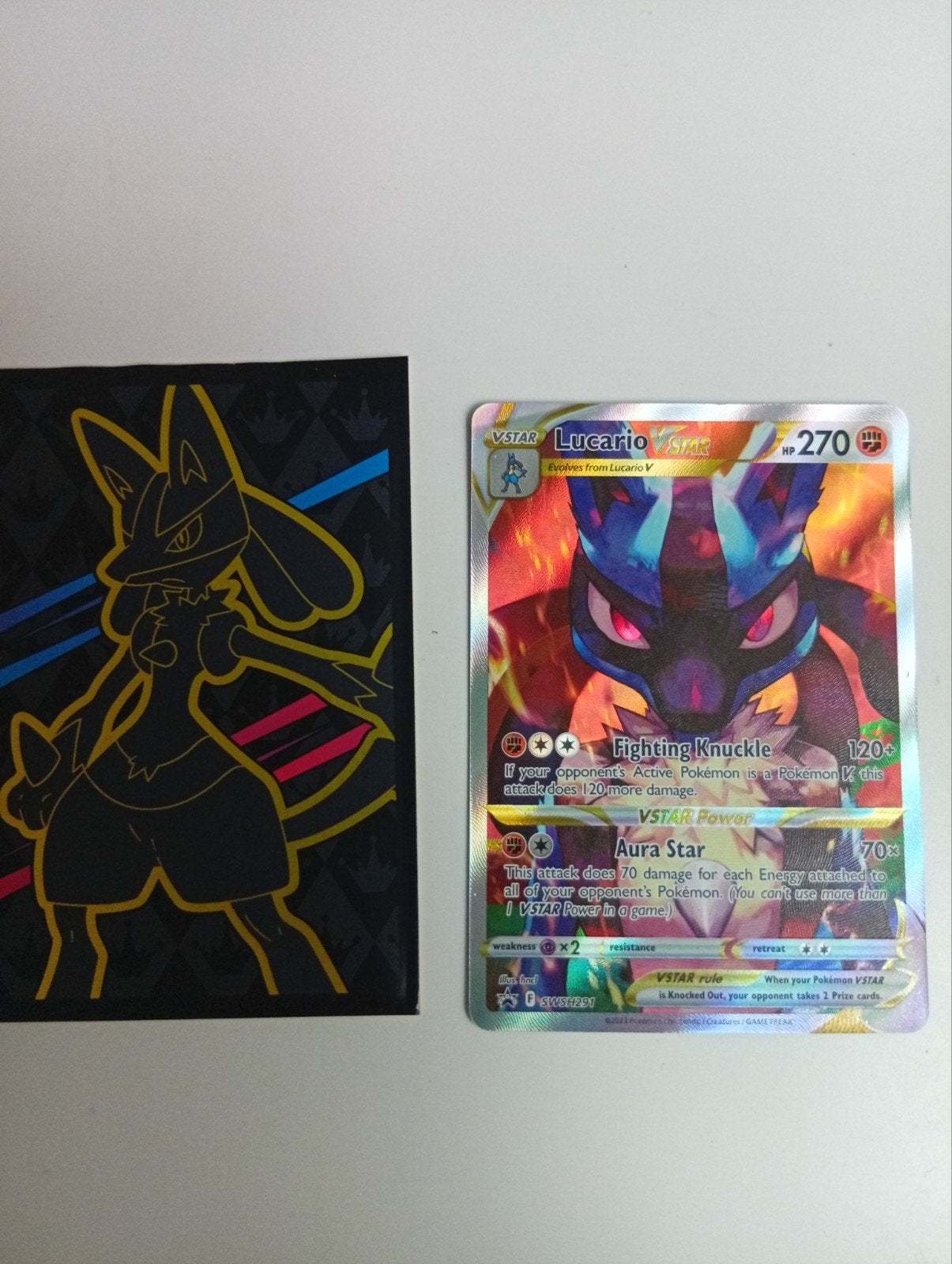 lucario illustrator Vstar, Enlèvement
