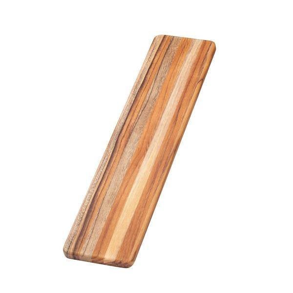Nieuw | Teakhouten snijplank, Serveerplank - 56x13cm, Nieuw, Ophalen of Verzenden, Handgemaakt, Overige vormen