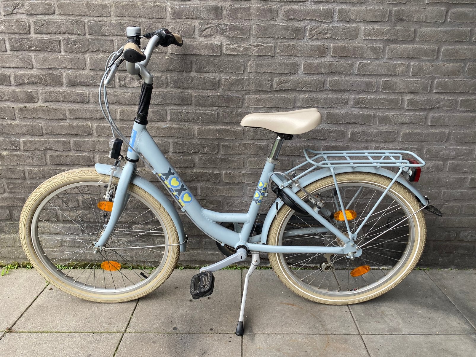 Meisjesfiets XOXO Lots Of Love 22 inch zogoed als nieuw,6 v, Fietsen en Brommers, Ophalen, Zo goed als nieuw, 22 inch, Versnellingen