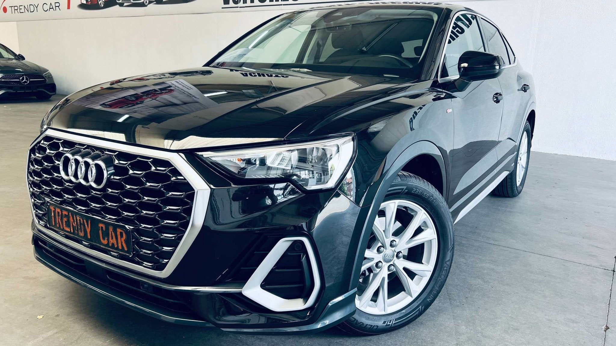 Audi Q3 Sportback 35 TFSI S line S tronic+CARPLAY+ACC+CUIR+C, Autos, Cuir, Achat, Entreprise, Noir