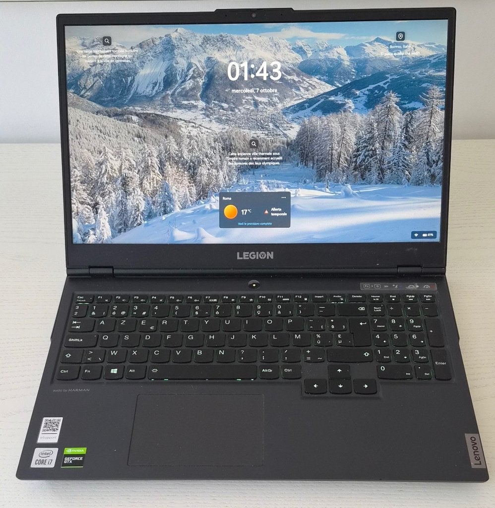 Lenovo Legion 5 - Notebook Gaming, Informatique & Logiciels, Comme neuf, Enlèvement, Gaming, SSD