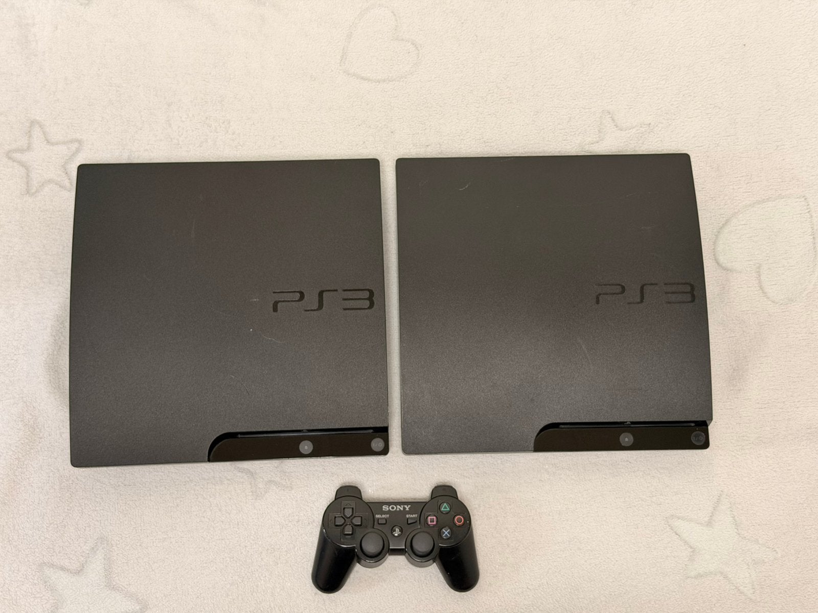 2x PS3 Slim for parts/repair + controller, Games en Spelcomputers, Spelcomputers | Sony PlayStation 3, Ophalen, Zo goed als nieuw