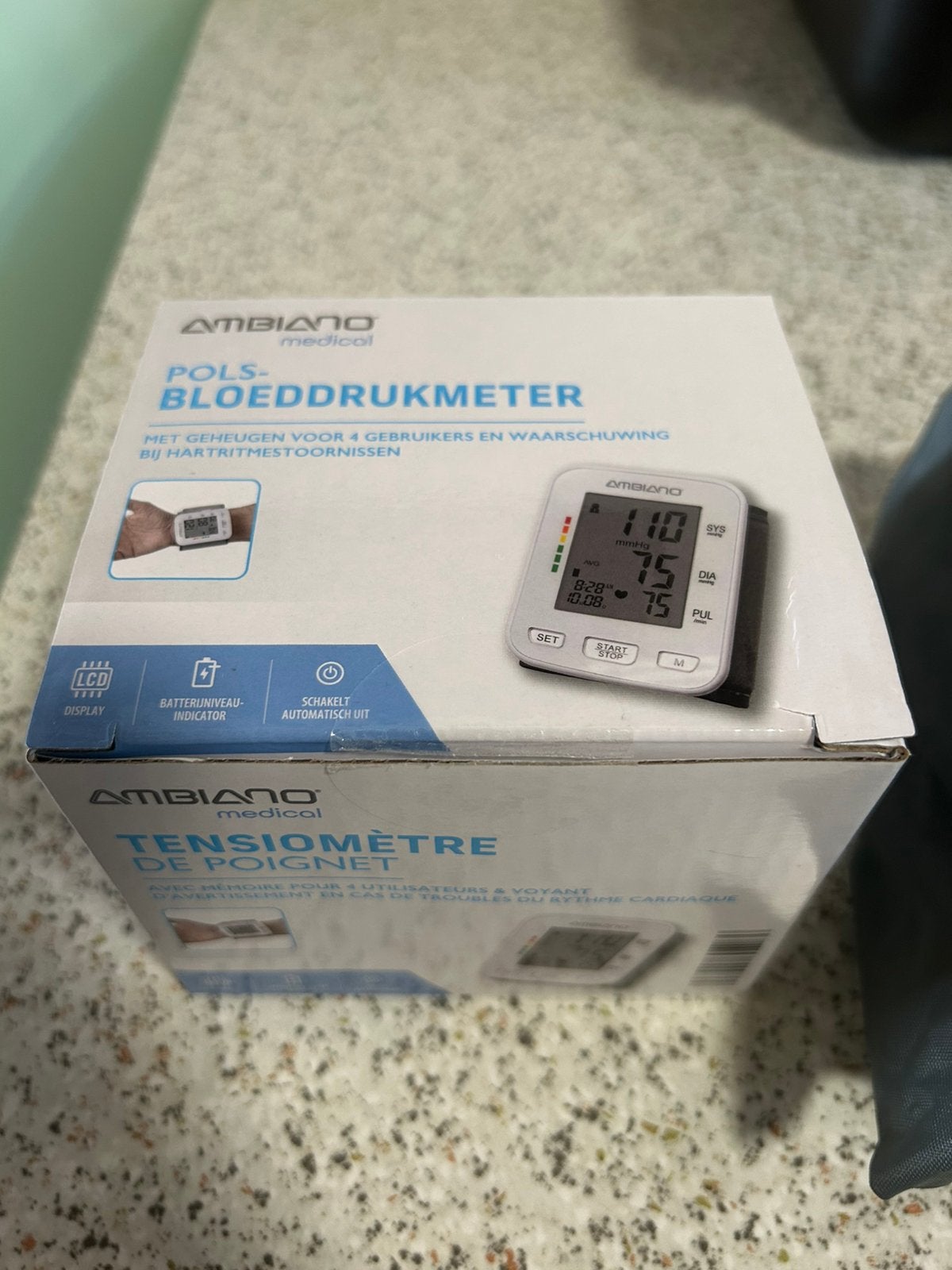 Bloeddrukmeter, Enlèvement, Neuf