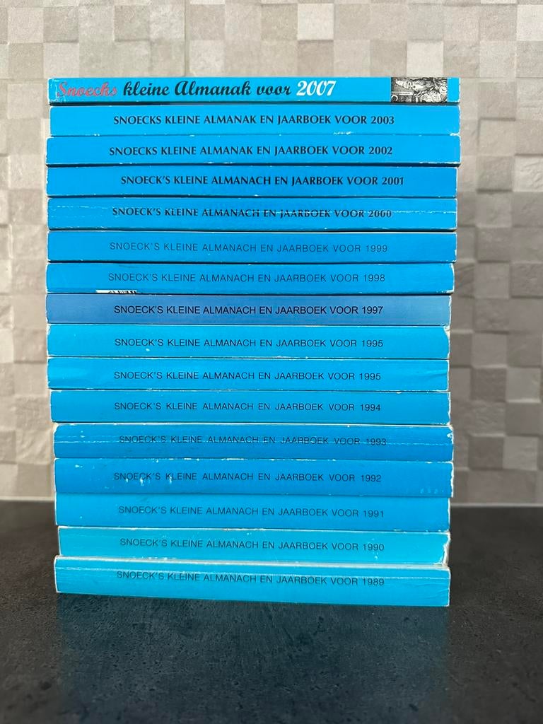 Snoeck’s kleine almanach, Ophalen, Zo goed als nieuw