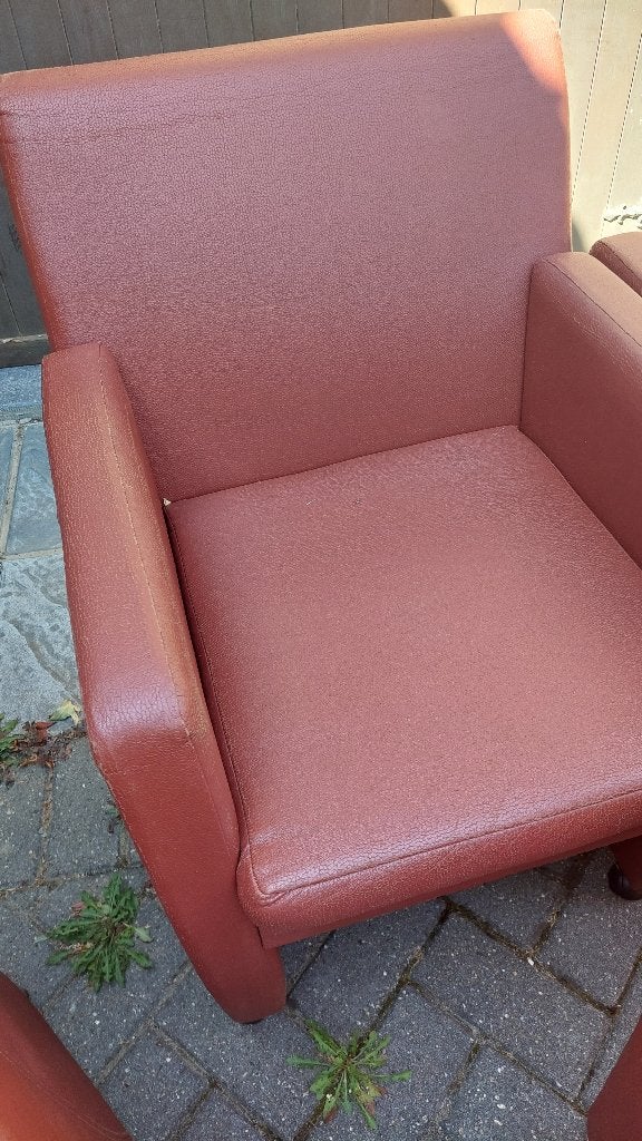 Stoelen, Huis en Inrichting, Stoelen, Ophalen, Kunststof, Gebruikt, Bruin