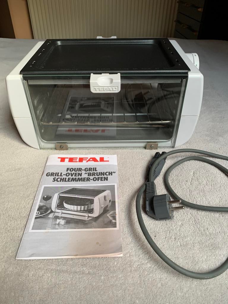 Mini oven met grill en bakpkaat/Tefal, Enlèvement ou Envoi, Comme neuf, Gril