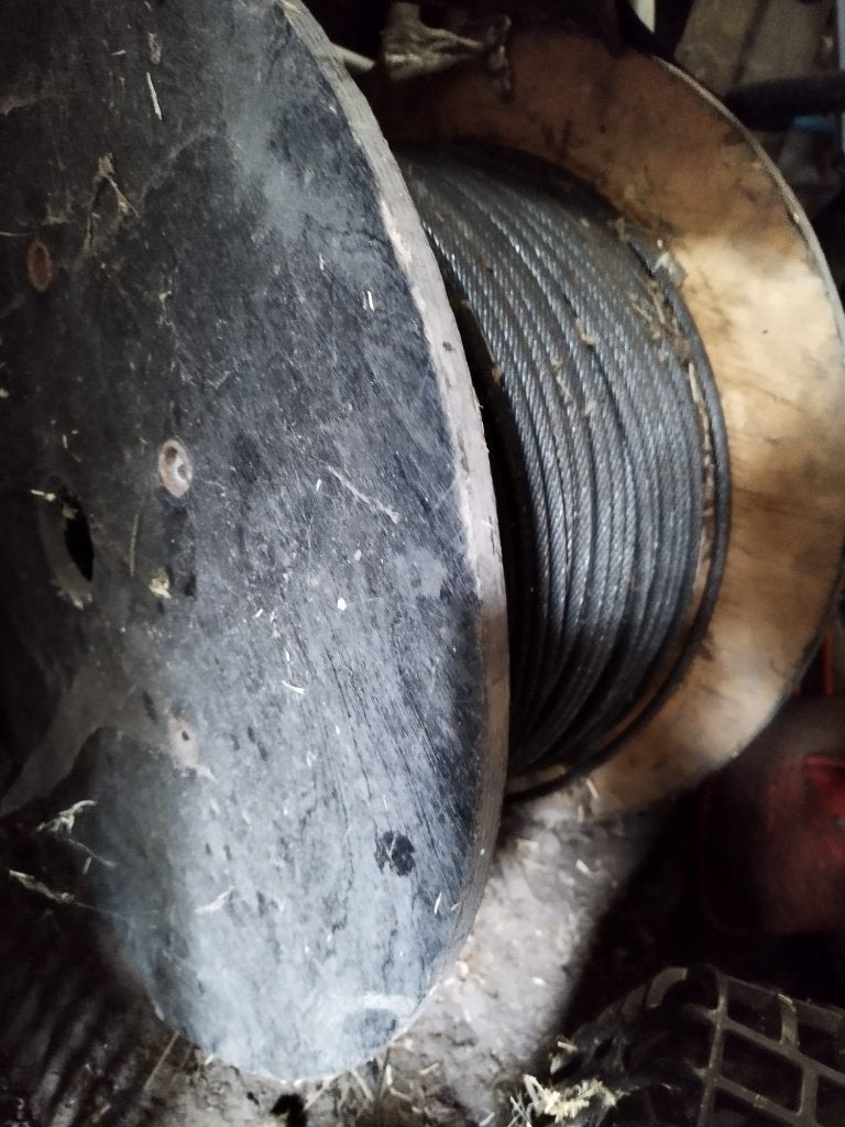 stalen kabel, Ophalen, Zo goed als nieuw