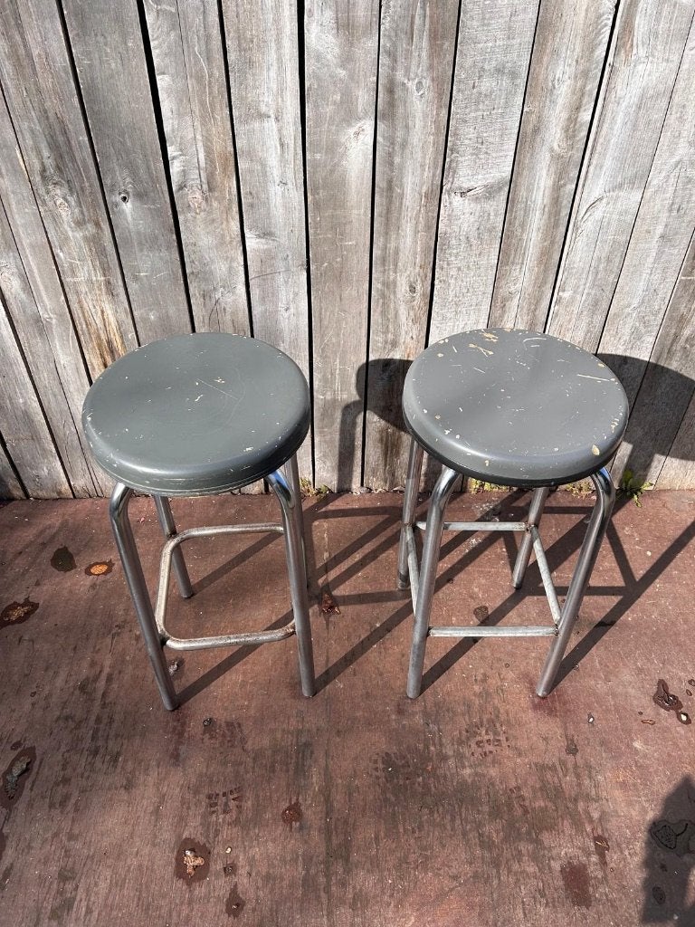 Tabourets de danse en métal lourd (40 en stock), Maison & Meubles, Enlèvement ou Envoi, Utilisé, Bois