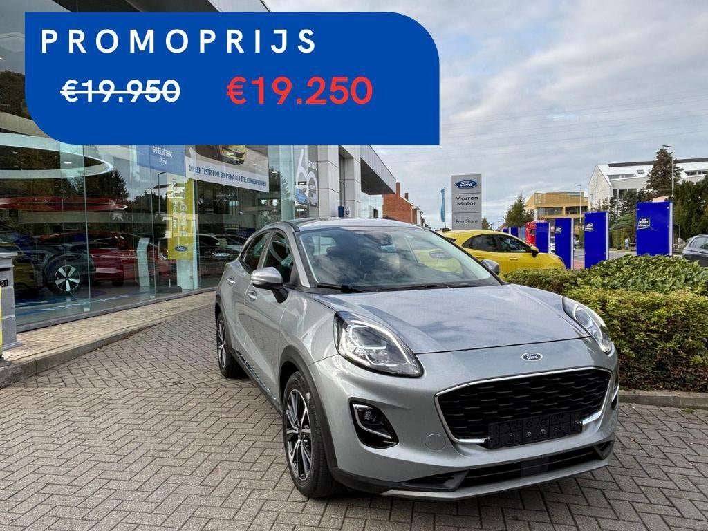 Ford Puma TITANIUM MHEV Ecoboost 125PK AUT OC3377 *83249*, Auto's, Automaat, Puma, Zwart, Overige kleuren