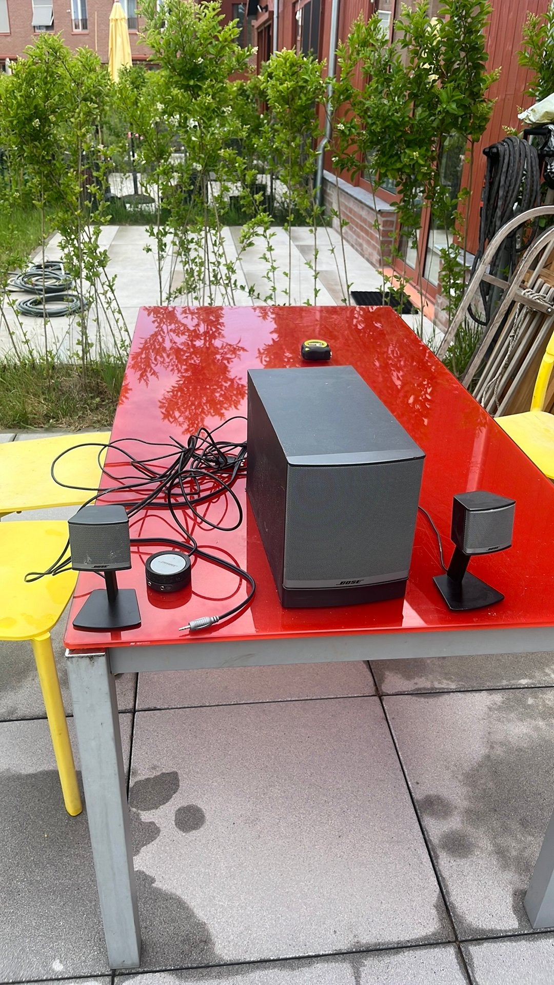 Bose 3delige speakerset, Computers en Software, Pc speakers, Ophalen, Gebruikt