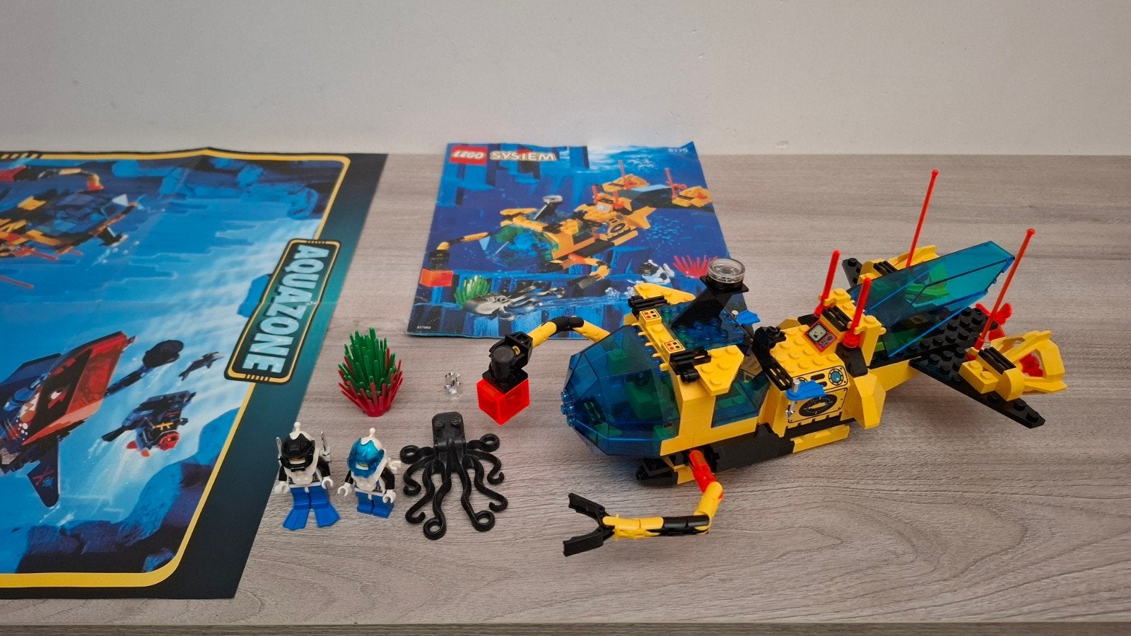 Lego System 6175 Crystal Explorer Sub (1995) in goede staat, Kinderen en Baby's, Speelgoed | Duplo en Lego, Ophalen of Verzenden