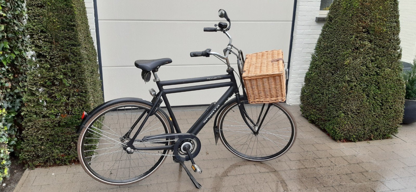 Sparta mandfiets zwart torpedo, Fietsen en Brommers, Goederen, Zo goed als nieuw, Trommelrem, Ophalen