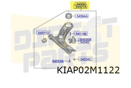 Hyundai i30 4/17-7/20 (HB, Wagon en Fastback) wieldraagarm R, Neuf, -, Hyundai, -