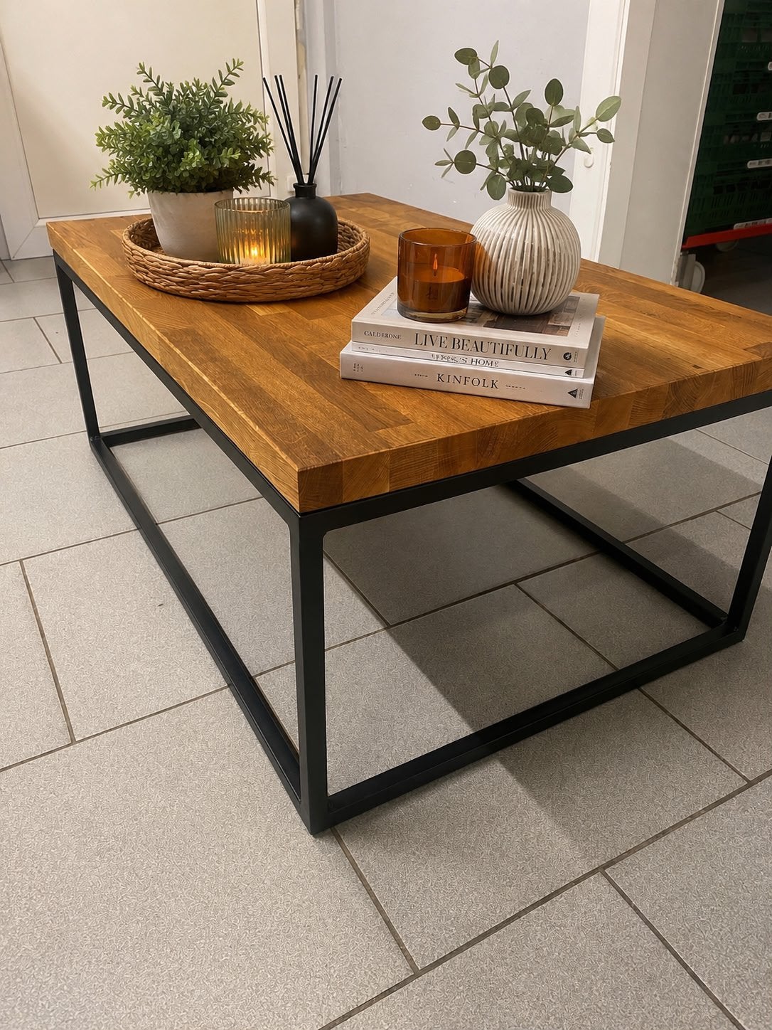 Salon tafeltje (zelf gemaakt), Ophalen, Zo goed als nieuw