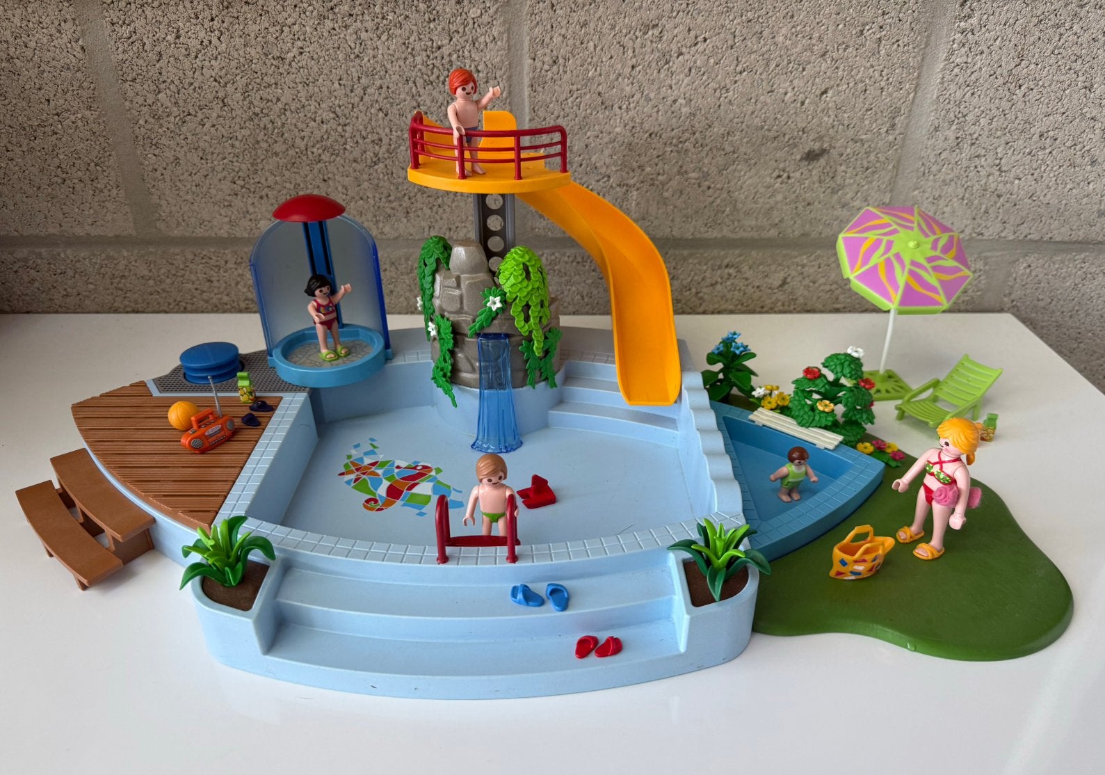 Playmobil zwembad, Ophalen, Zo goed als nieuw