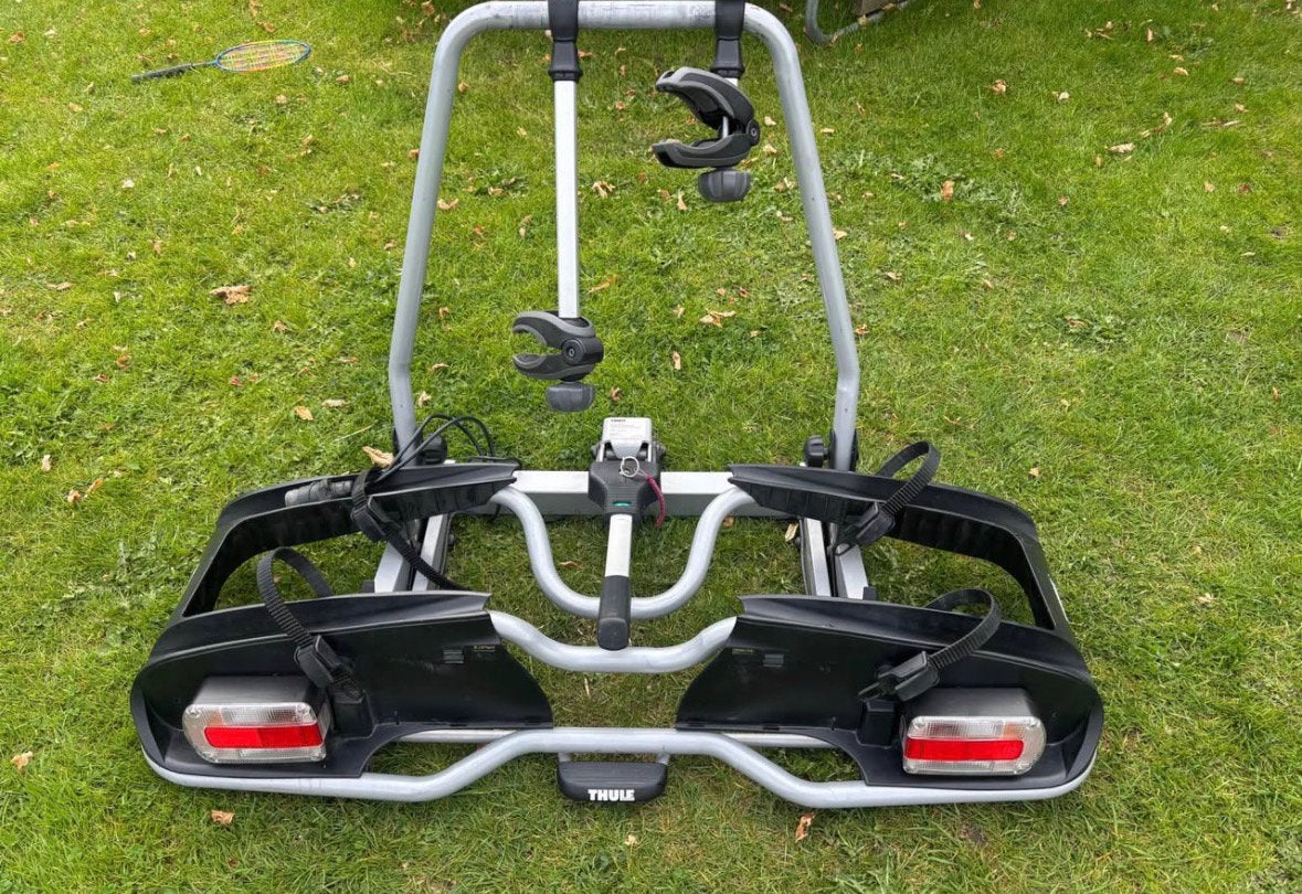 Porte velos THULE pour electriques, Enlèvement, 2 vélos, Comme neuf